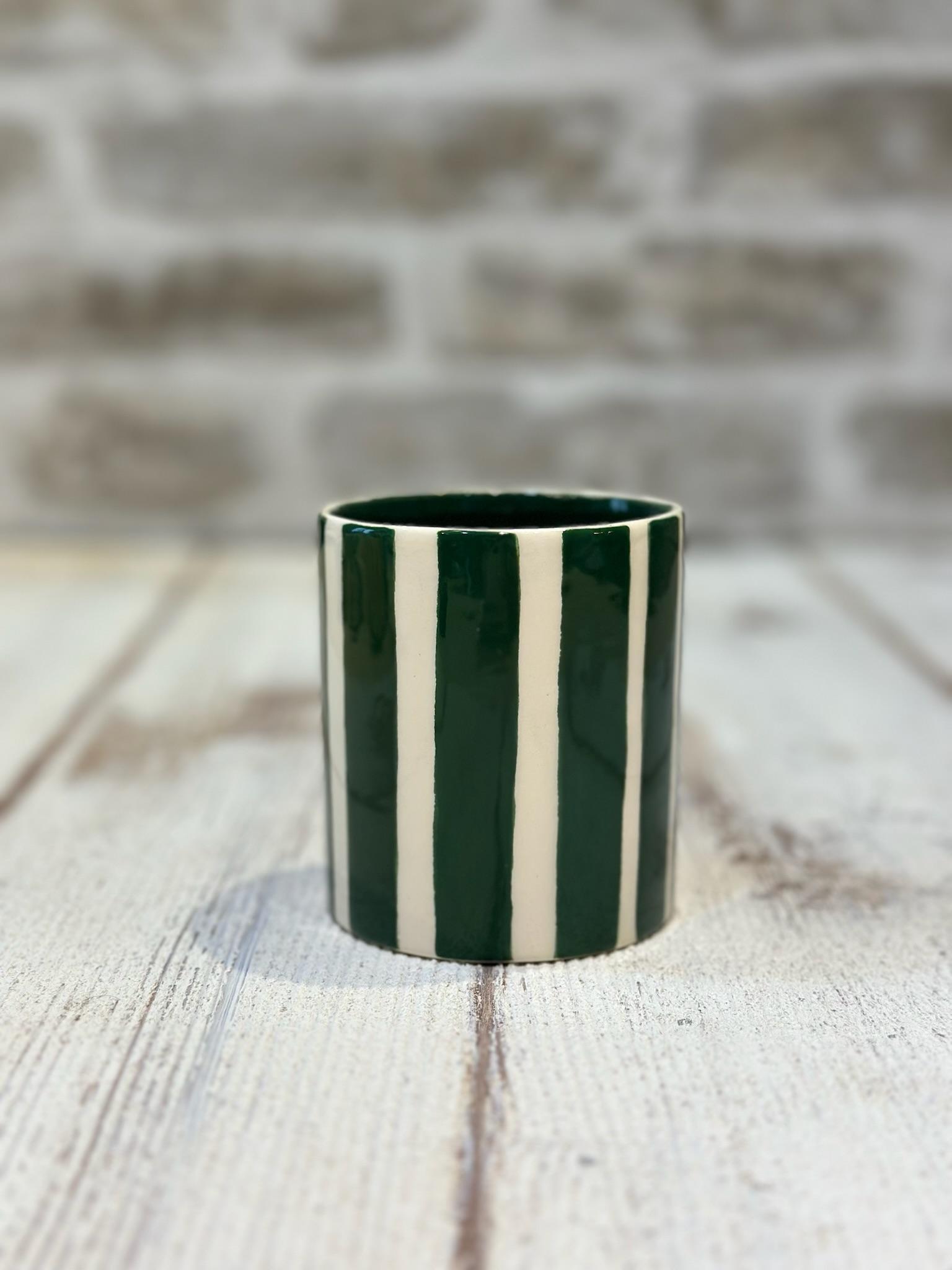 Green Stripes Bardak